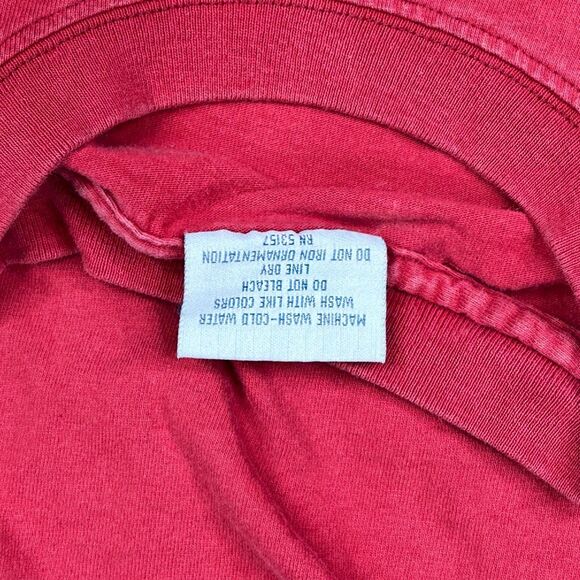 Vintage 90’s Majestic Washington Redskins Embroidered Crew Neck Tee - Sz Large - Picture 5 of 5